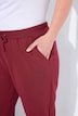 Basic Drawstring Elastic Waist Cotton Blend Joggers