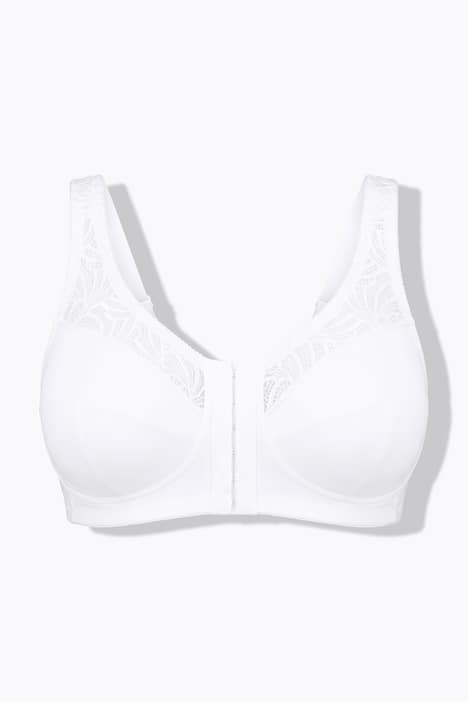 Entlastungs-BH, ohne Bügel, Vorderverschluss, C - D