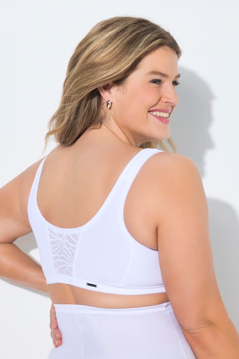 Entlastungs-BH, ohne Bügel, Vorderverschluss, C - D