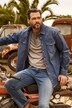 Jeanshemd, FLEXNAMIC®, Denim, Langarm, Kentkragen, Modern Fit, Western Look, bis 8 XL