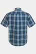 Koszula w kratkę, krótki rękaw, kołnierzyk na guziki, Modern Fit
