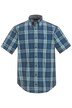 Kostkovaná košile, krátké rukávy, límec s knoflíky, Modern střih