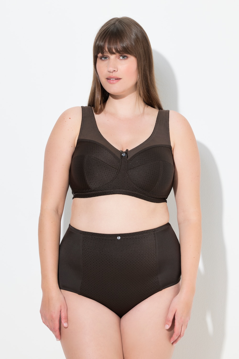 Große Größen Entlastungs-BH, Damen, braun, Größe: 115C, Synthetische Fasern/Elasthan, Ulla Popken