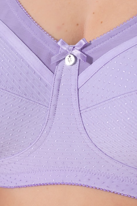 Soutien-gorge de maintien Kelly, tissu texturé. Sans armatures. Bonnets C à H.