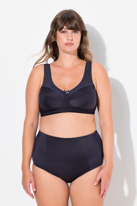 Jacquard Dot Wirefree Kelly Fit Support Bra