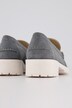 Læder loafers, læderspænde, blokhæl, bredde H