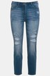 Jeans Sarah, Destroy-Effekte, schmales Bein, High Waist