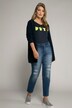 Jeans Sarah, Destroy-Effekte, schmales Bein, High Waist