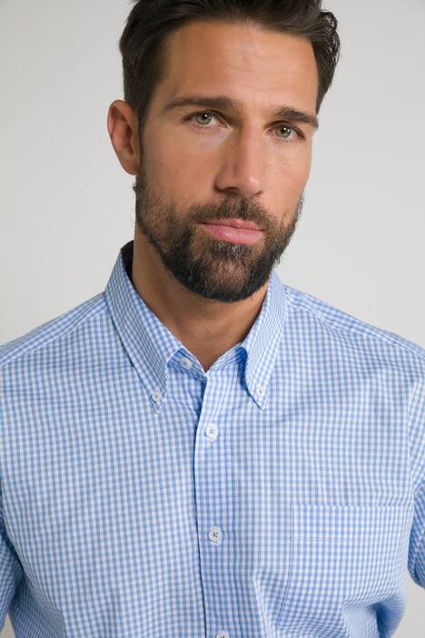 Long Sleeve Gingham Check Shirt