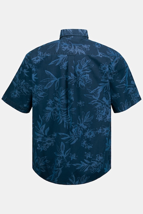 Short Sleeve Indigo Dyed Shirt | Short Sleeve Shirts | Shirts