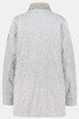 Bunda z pleteného flísu, dlouhý střih, stojáček, dvoucestný zip