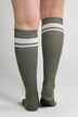 Sporty Stripe Compression Knee Socks