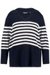 Svetr, bretonské pruhy, výstřih do V, dlouhé rukávy