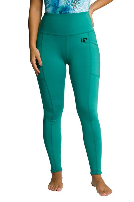 Legíny, žerzej, vysoký pas, postranní kapsy