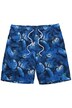plavecké šortky, plážová móda, elastický pas, vzor