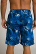 Badeshorts, Beachwear, Elastikbund, florales Muster