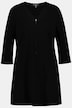 Kleid, Reißverschluss, V-Ausschnitt, 3/4-Arm