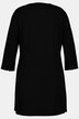 Kleid, Reißverschluss, V-Ausschnitt, 3/4-Arm
