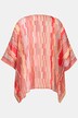Stripe Print Chiffon Lined Caftan