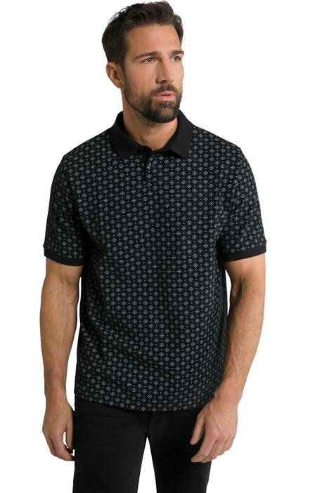 Polokošile, krátké rukávy, piké, drobný potisk