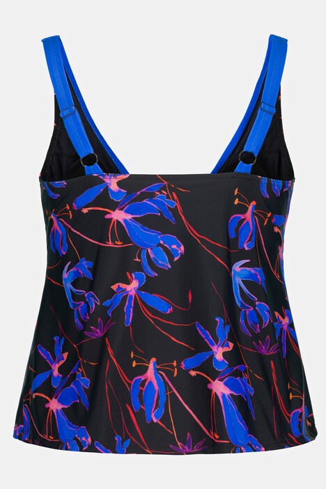Exotic Floral Front Lined Tankini Set