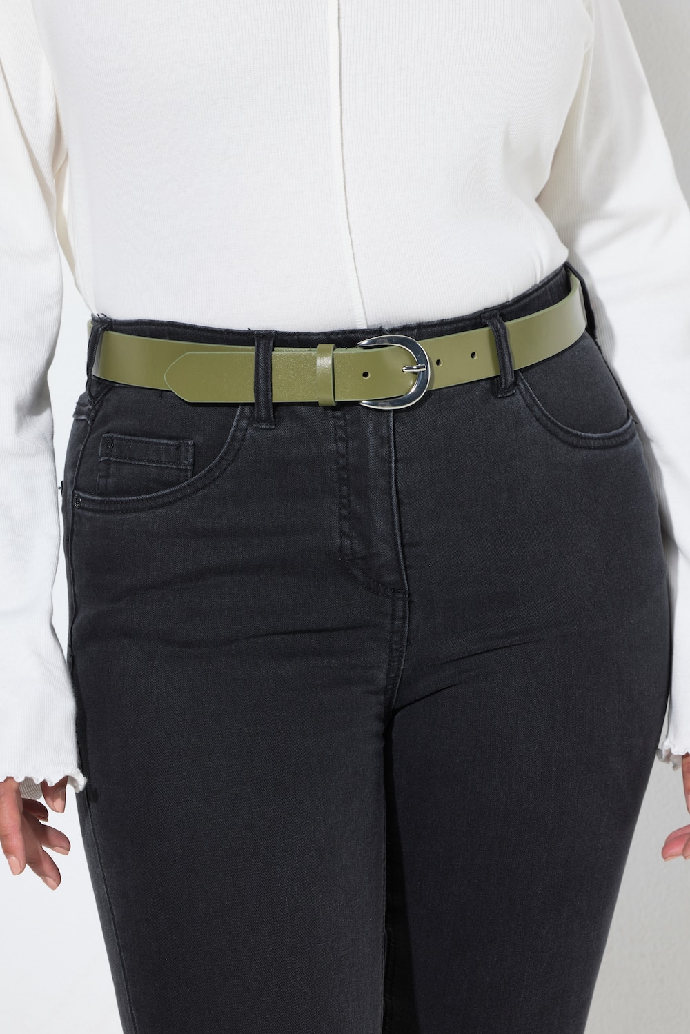 Ledergürtel, echtes Leder, Länge bis 155 cm