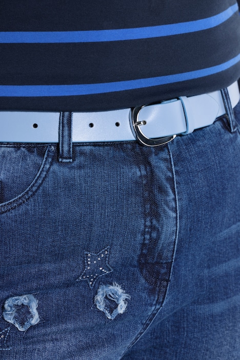 Ceinture en cuir véritable. Longueur jusqu'à 155 cm