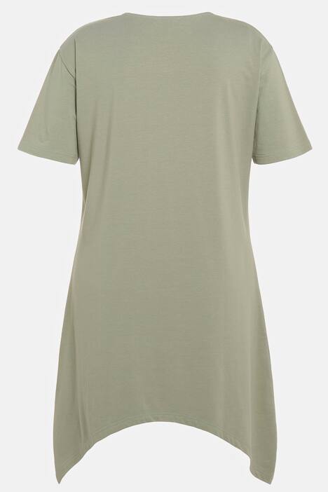 Eco Cotton Smock Inset A-line Fit Stretch Tee