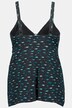 Tiny Fish Handkerchief Hem Front Lined Tankini Set