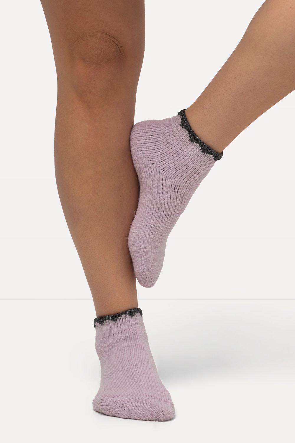 Große Größen Kuschelsocken, Damen, rosa, Größe: One Size, Synthetische Fasern/Wolle, Ulla Popken