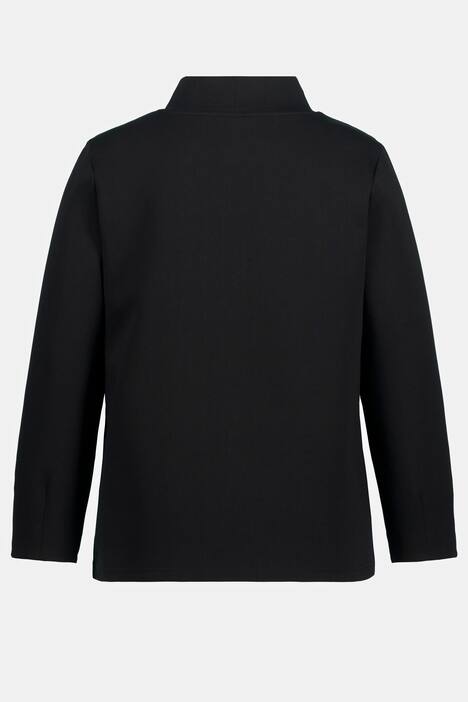 Bluza, stójka, troczki z brokatem, długi rękaw