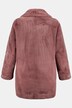 Manteau Teddy, douillet,  revers, fermeture par agrafe