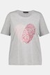 Tričko, otisk prstu - srdce, Classic, kulatý výstřih, krátké rukávy