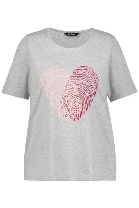 Tričko, otisk prstu - srdce, Classic, kulatý výstřih, krátké rukávy