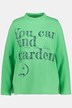 Sweatshirt, Schriftdruck, Stehkragen, Langarm