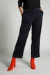 Pantalón Marlene 7/8, ancho, pernera recta, cintura de confort