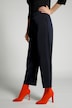Pantalón Marlene 7/8, ancho, pernera recta, cintura de confort