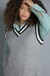 Pullunder-Kleid, weit und gerade, V-Ausschnitt