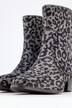 Leopard Print Ankle Boots
