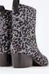 Leopard Print Ankle Boots