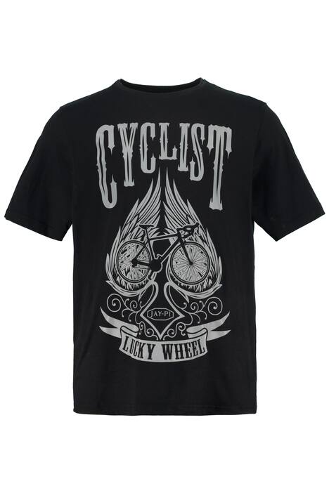 JAY-PI tričko, Cyclist, reflexní potisk, kulatý výstřih, krátké rukávy