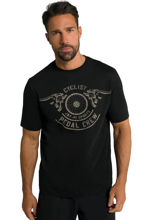 JAY-PI tričko, cyklistický potisk, kulatý výstřih, krátké rukávy