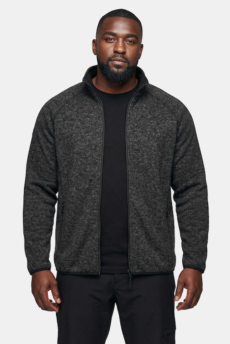 Strickfleece-Jacke