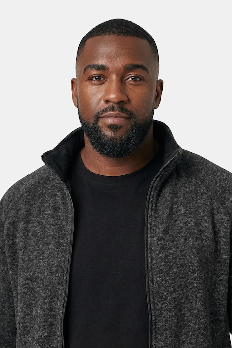 Strickfleece-Jacke