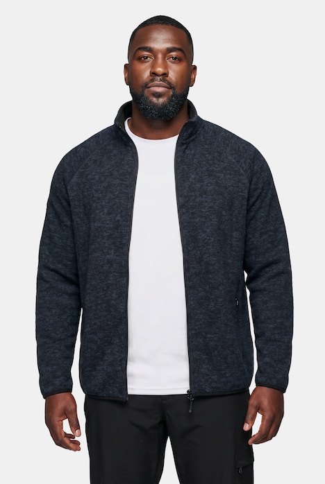 Strickfleece-Jacke