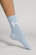 Chaussettes, lot de 2, lapins, Jacquard