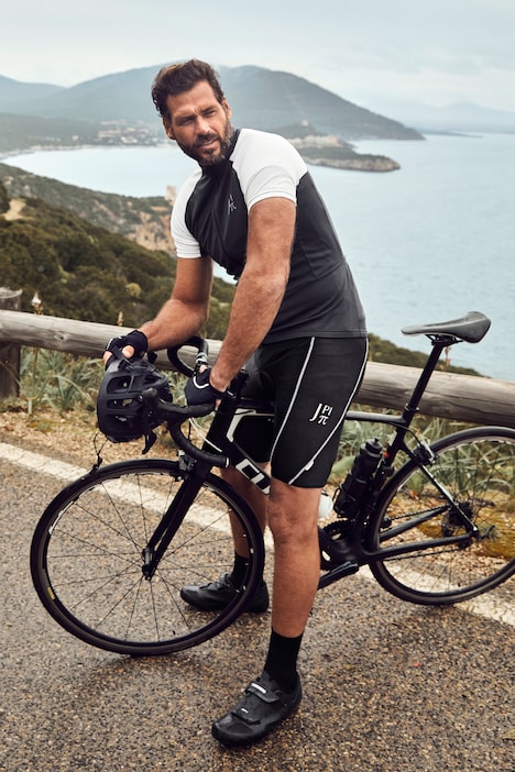 JAY-PI Fahrrad-Hose, Bikewear, kurz, Top Komfort | Sitzpolster, eng | Gel Bermudas Bermudas alle Basic, anliegend