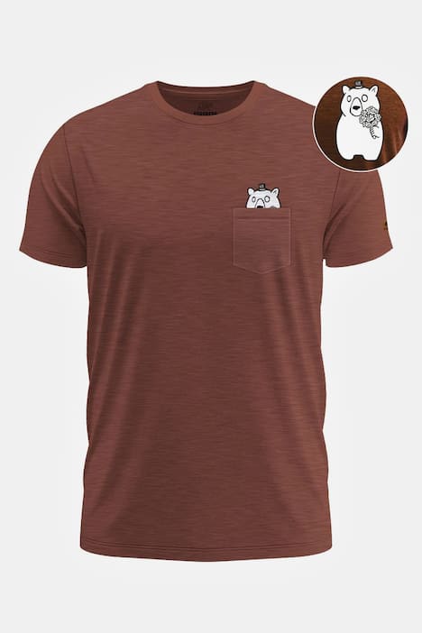 FORSBERG T-Shirt Stoltson, Brusttasche, Rundhals, Halbarm