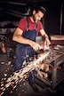 Salopette, vêtement de travail, bretelles élastiques, nombreuses poches, jusqu'au 8 XL