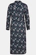 Floral Print Button Front Shirt Dress